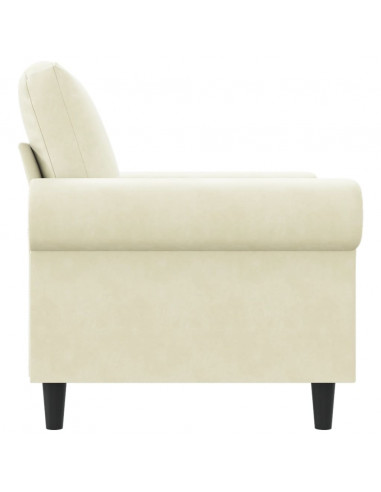 Poltrona Crema 60 cm Velluto