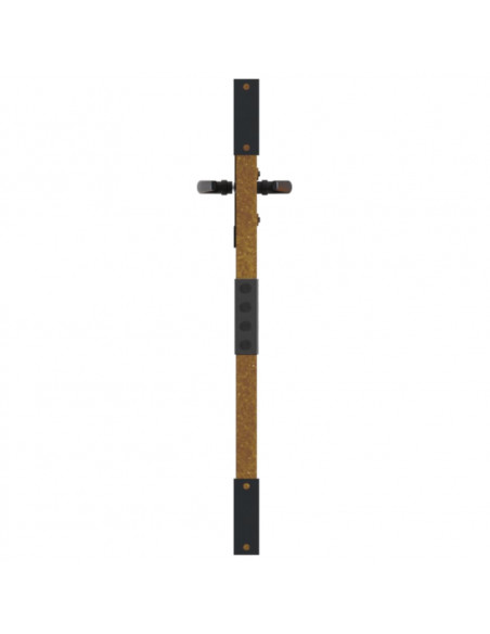Cancello da Giardino 85x100 cm in Acciaio Corten Design Albero