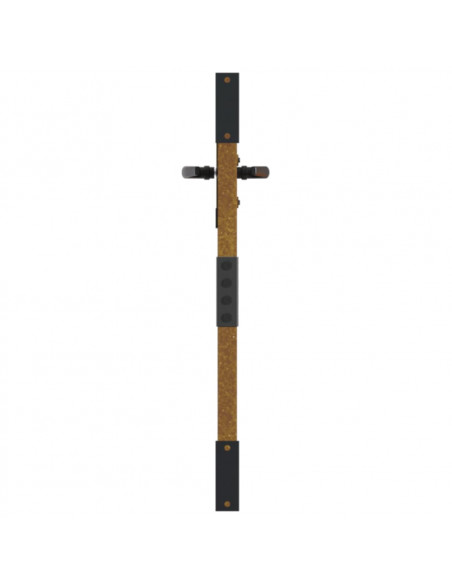 Cancello da Giardino 85x75 cm in Acciaio Corten Design Albero