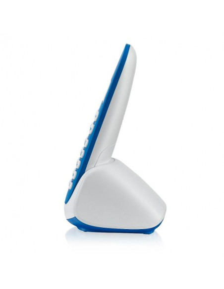 Brondi Adara Telefono DECT Blu, Bianco Identificatore di chiamata