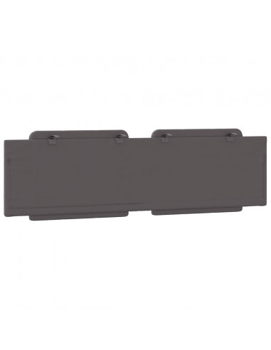 Cuscino Testiera Grigio 180 cm in Similpelle