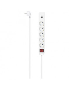 Multipresa tavolo Hama 00223183 Con Interruttore Bianco Bianco