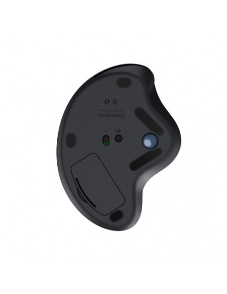 Logitech ERGO M575 for Business mouse Ufficio Mano destra RF senza fili + Bluetooth Trackball 2000 DPI