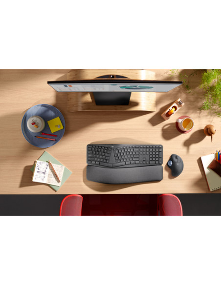 Logitech ERGO M575 for Business mouse Ufficio Mano destra RF senza fili + Bluetooth Trackball 2000 DPI