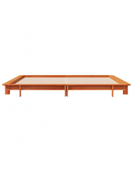 Giroletto Marrone Cera 180x200 cm in Legno Massello di Pino