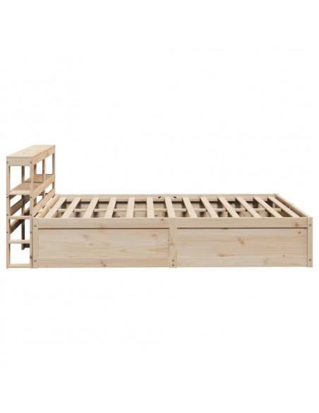 Giroletto con Testiera 120x200 cm in Legno Massello di Pino