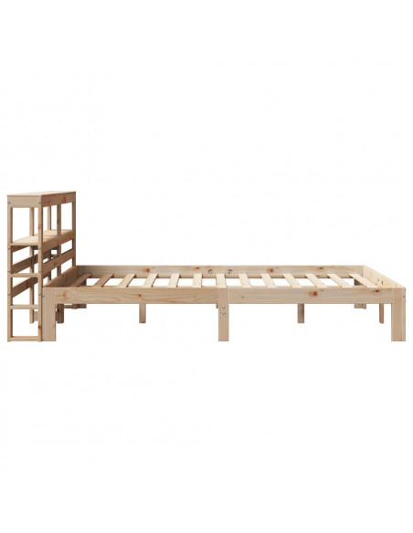 Giroletto con Testiera 120x200 cm in Legno Massello di Pino