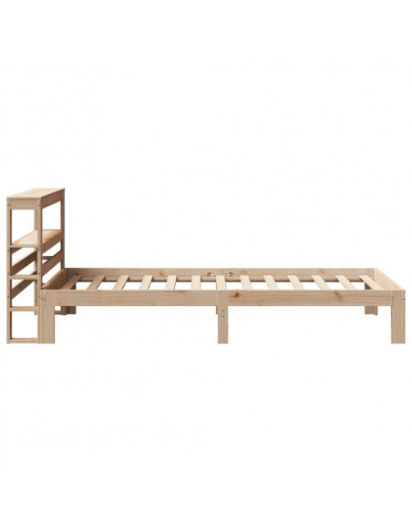 Giroletto con Testiera 75x190 cm in Legno Massello di Pino