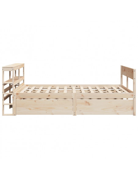 Letto senza Materasso 120x190 cm in Legno Massello di Pino