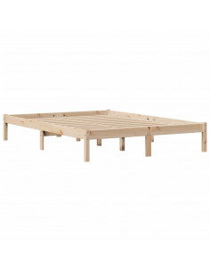 Letto senza Materasso 120x190 cm in Legno Massello di Pino