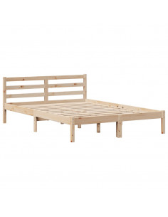 Letto senza Materasso 120x190 cm in Legno Massello di Pino