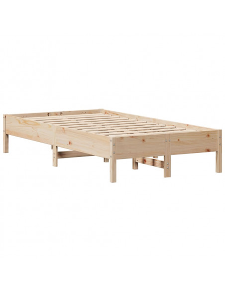 Letto senza Materasso 120x200 cm in Legno Massello di Pino