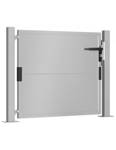 Cancello da Giardino 105x105 cm in Acciaio Corten