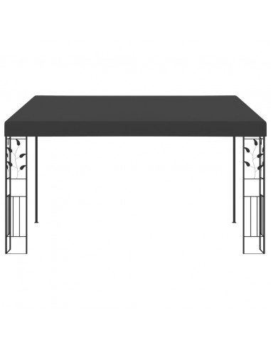 Gazebo a Parete 4x3x2,5 m Antracite