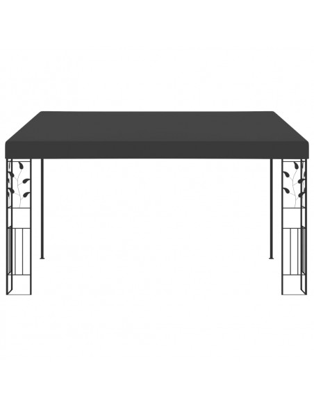 Gazebo a Parete 4x3x2,5 m Antracite