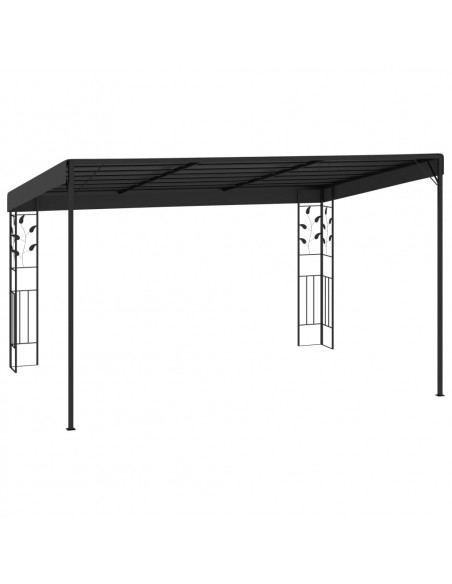Gazebo a Parete 4x3x2,5 m Antracite