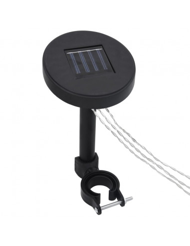 Gazebo con Tetto Doppio e Luci LED 3x3x2,7 m Grigio Talpa