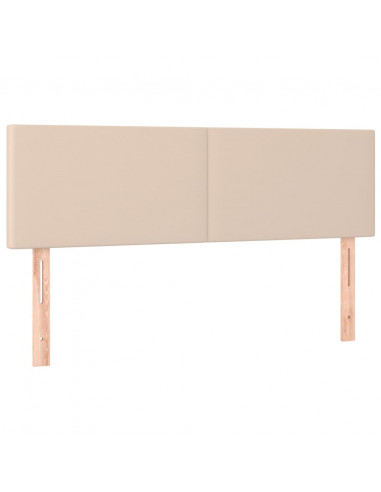 Giroletto a Molle con Materasso Cappuccino 140x190cm Similpelle