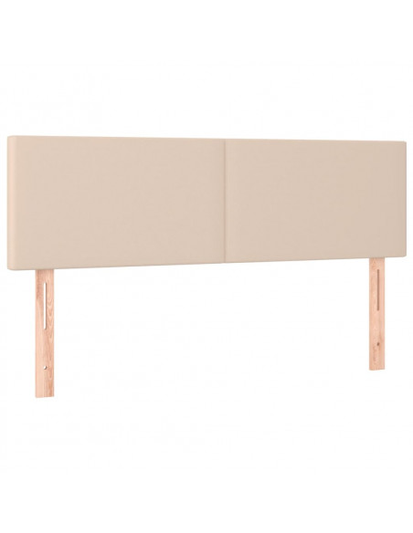 Giroletto a Molle con Materasso Cappuccino 140x190cm Similpelle