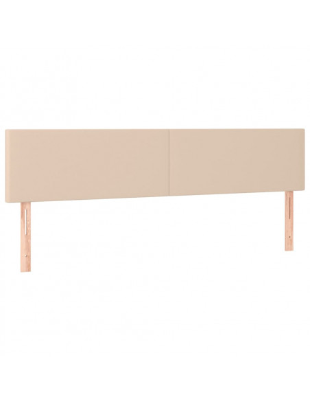 Giroletto a Molle con Materasso Cappuccino 200x200cm Similpelle