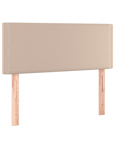 Giroletto a Molle con Materasso Cappuccino 80x200 cm Similpelle