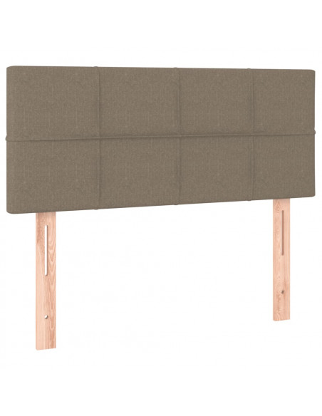 Giroletto a Molle con Materasso Tortora 100x200 cm in Tessuto