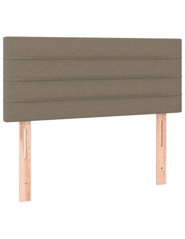 Giroletto a Molle con Materasso Tortora 100x200 cm in Tessuto