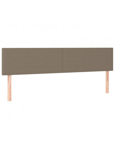 Giroletto a Molle con Materasso Tortora 180x200 cm in Tessuto