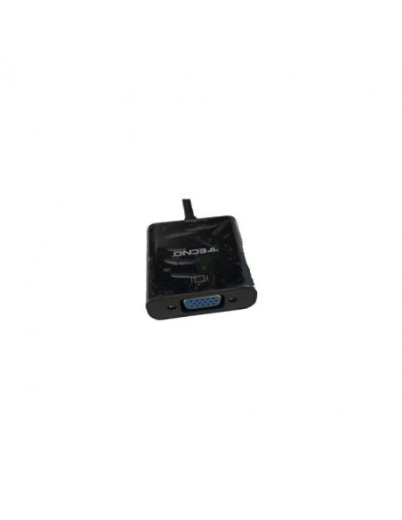 Tecno 24.136 cavo e adattatore video VGA (D-Sub) HDMI tipo A (Standard) Nero