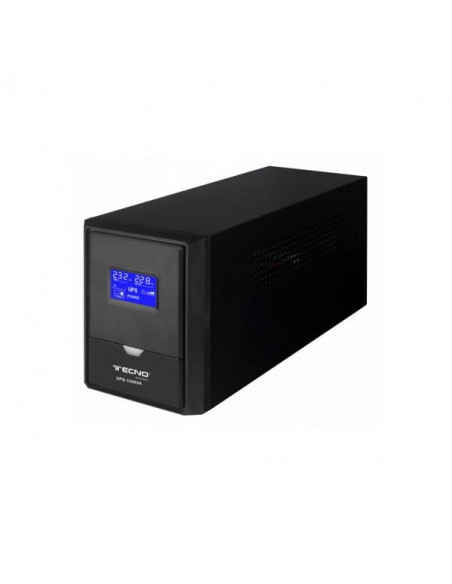 Tecno TC-800VA-LCD 0,8 kVA 360 W 2 presa(e) AC
