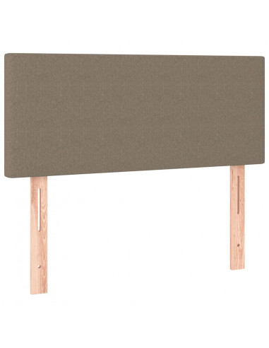 Giroletto a Molle con Materasso Tortora 80x200 cm inTessuto