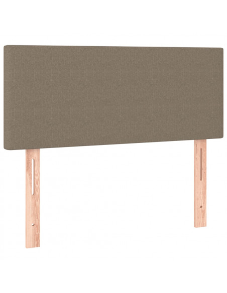 Giroletto a Molle con Materasso Tortora 80x200 cm inTessuto