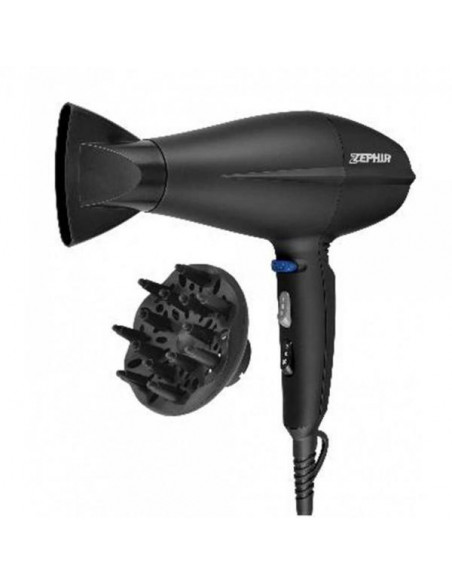 Zephir ZHB2002 asciuga capelli 2200 W Nero