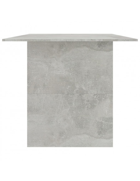 Tavolo da Pranzo Grigio Cemento 180x90x76 cm Legno Multistrato