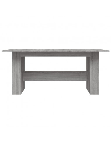Tavolo da Pranzo Grigio Sonoma 180x90x76 cm Legno Multistrato
