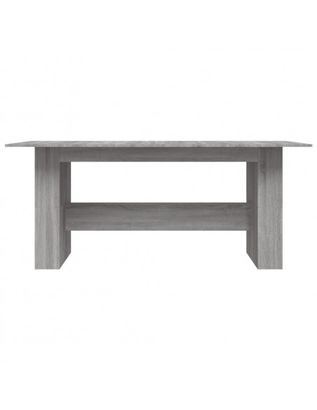 Tavolo da Pranzo Grigio Sonoma 180x90x76 cm Legno Multistrato