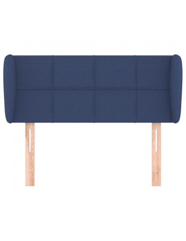 Testiera ad Orecchio Blu 103x23x78/88cm in Tessuto