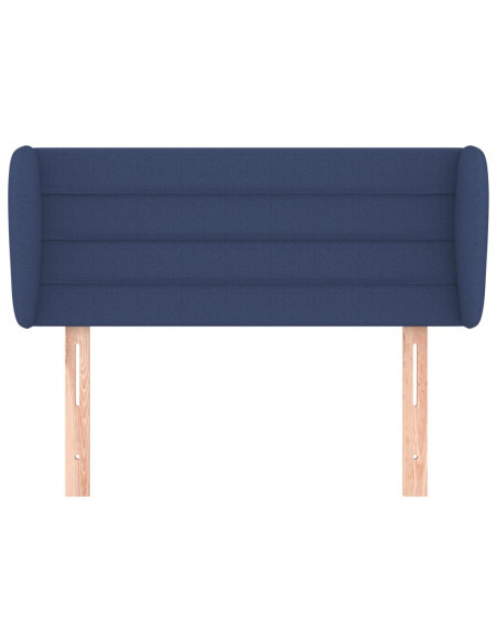 Testiera ad Orecchio Blu 103x23x78/88cm in Tessuto