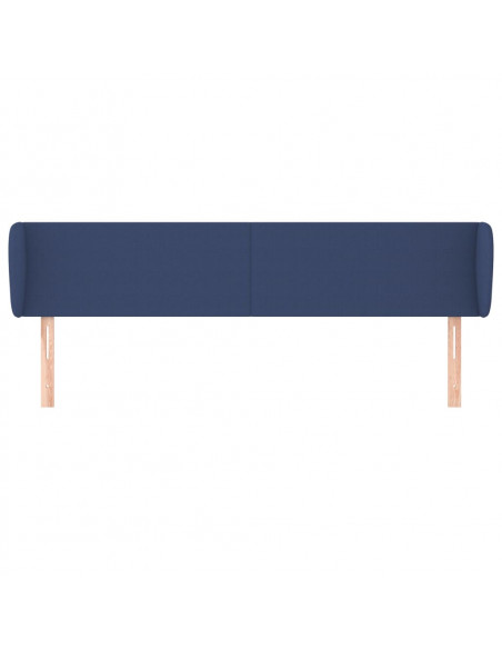 Testiera ad Orecchio Blu 203x23x78/88cm in Tessuto