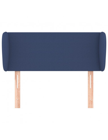 Testiera ad Orecchio Blu 83 x 23 x 78/88cm in Tessuto
