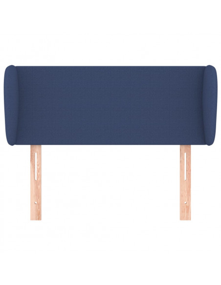 Testiera ad Orecchio Blu 83 x 23 x 78/88cm in Tessuto