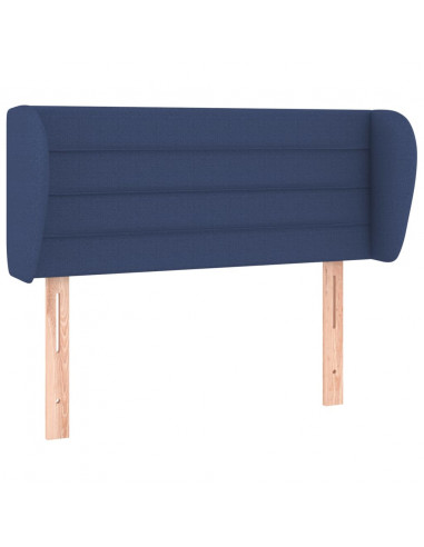 Testiera ad Orecchio Blu 83 x 23 x 78/88cm in Tessuto