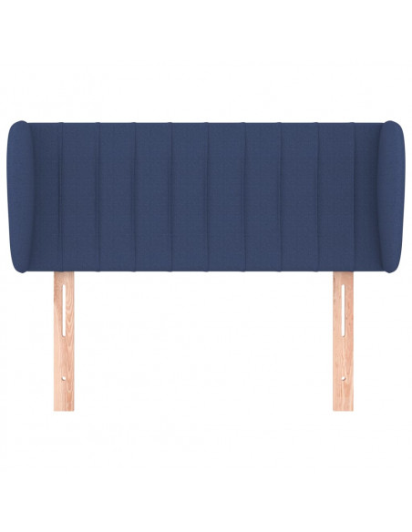 Testiera ad Orecchio Blu 103x23x78/88cm in Tessuto