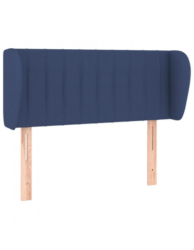 Testiera ad Orecchio Blu 83 x 23 x 78/88cm in Tessuto