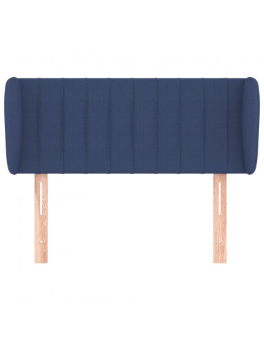 Testiera ad Orecchio Blu 83 x 23 x 78/88cm in Tessuto