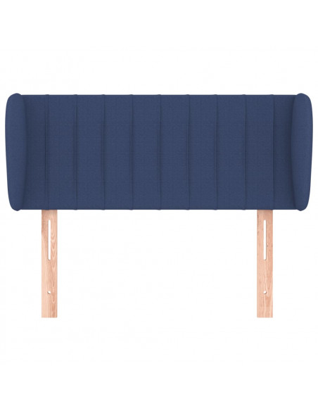 Testiera ad Orecchio Blu 83 x 23 x 78/88cm in Tessuto