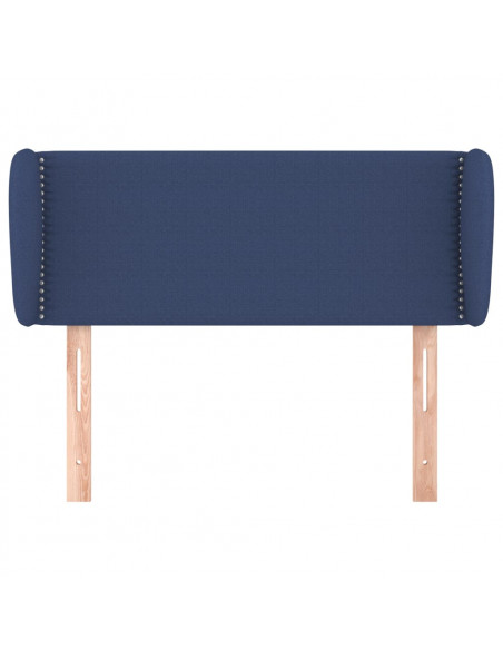Testiera ad Orecchio Blu 83 x 23 x 78/88cm in Tessuto