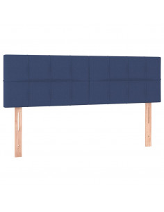 Testiere 2 pz Blu 72x5x78/88 cm in Tessuto 2