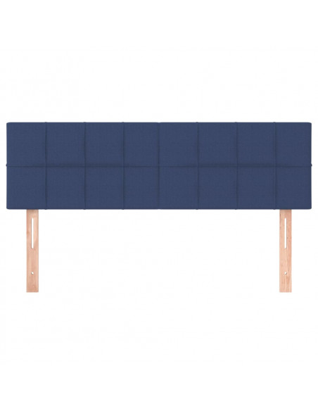 Testiere 2 pz Blu 72x5x78/88 cm in Tessuto