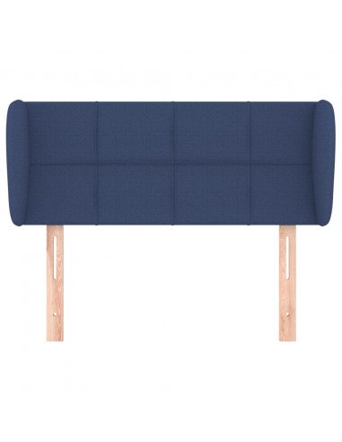 Testiera ad Orecchio Blu 83 x 23 x 78/88cm in Tessuto